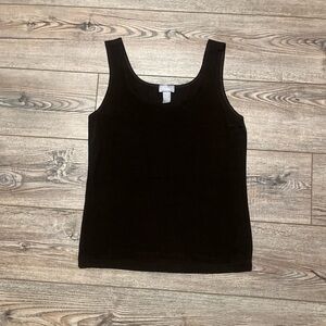 Chicos brown tank lightweight soft size 1 or medium loose fit